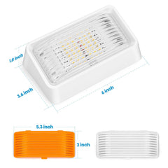 Kohree RV light kit includes nuts and screws for quick mounting.