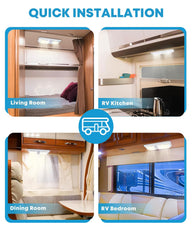 Kohree RV Lights natural white 4000-4500K for comfortable RV interiors.