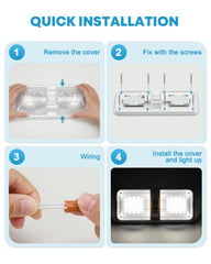Kohree RV Lights five-pack gives consistent lighting across multiple areas.