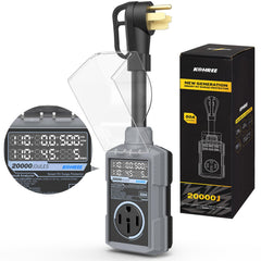 Kohree RV surge protector front view showing 50A design for reliable surge defense on the road.