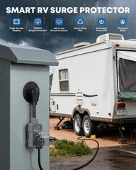Kohree RV surge protector auto-reconnect after voltage normalizes for convenience.