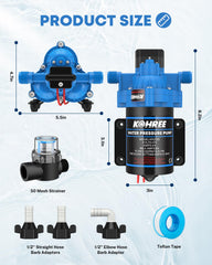 Kohree thermal overload protection guards the motor during extended use.