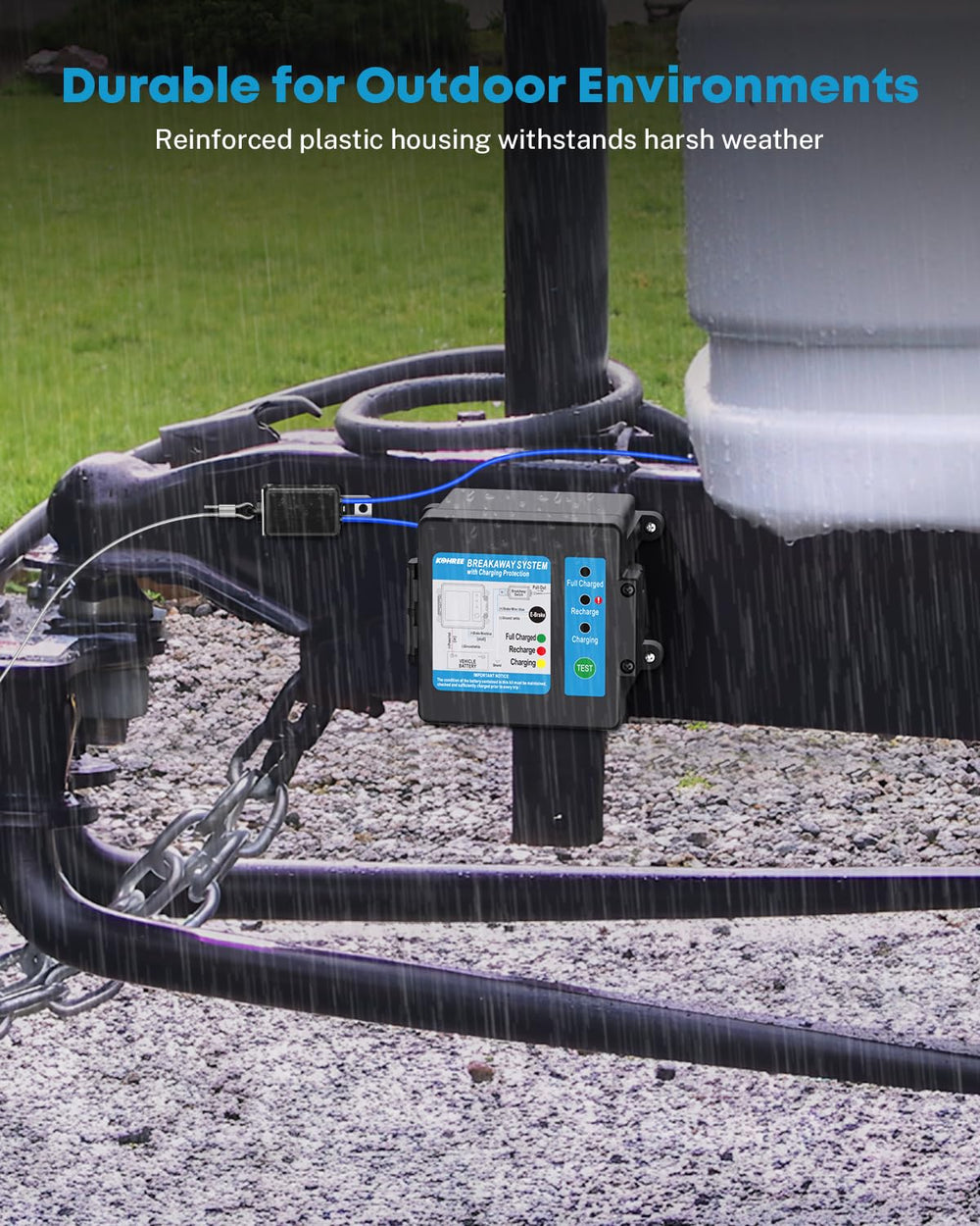 Kohree 4-foot coiled cable provides adaptable connection.