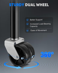 Kohree ergonomic handle reduces cranking effort for easier adjustments.
