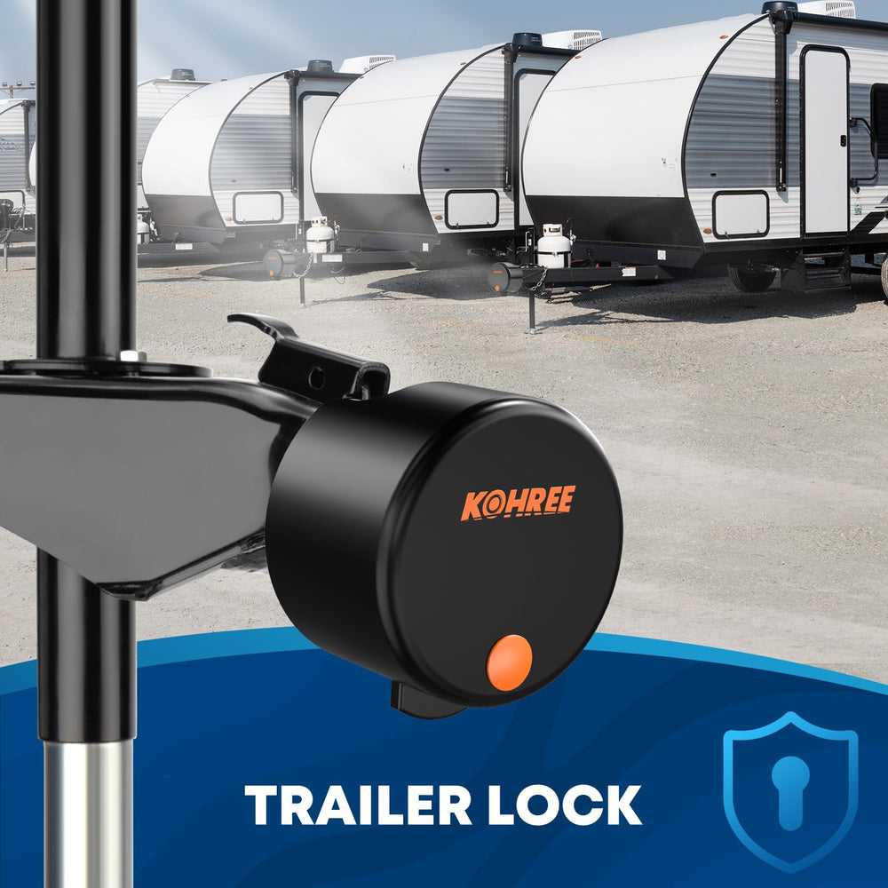 Kohree lock ideal for fleets seeking reliable trailer security.