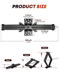Kohree underside installation with six mounting holes for easy mounting.