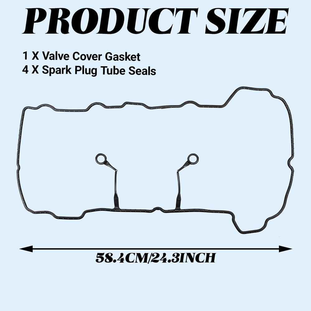 KoiLuvGo spark plug tube seals prevent seepage around plugs during maintenance.