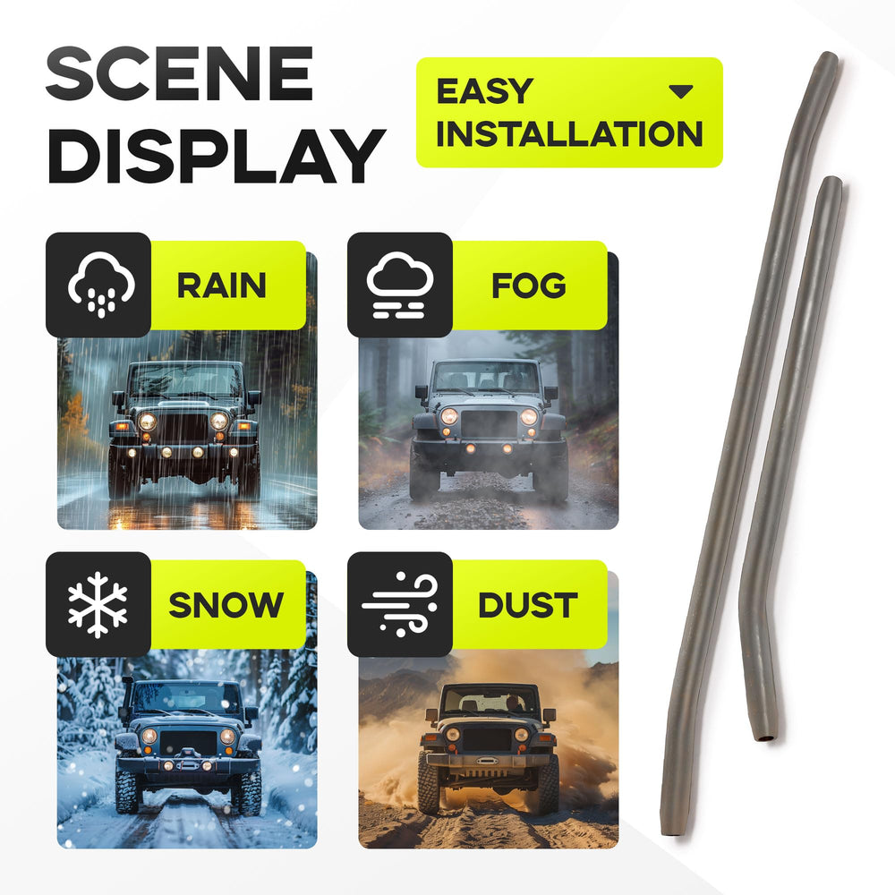 Kojem Wrangler TJ/LJ upgrade supports improved steering control.