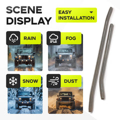 Kojem Wrangler TJ/LJ upgrade supports improved steering control.