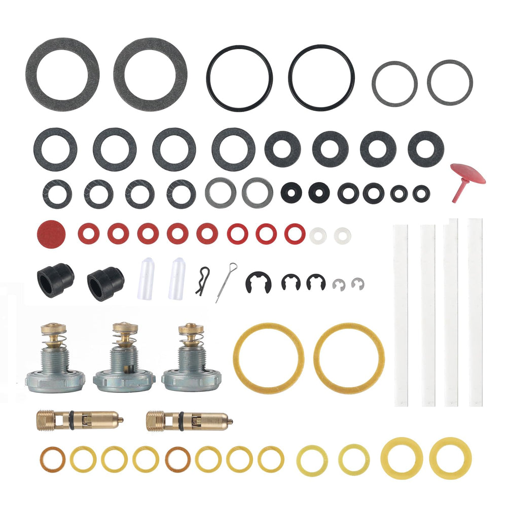 Kolasina gaskets and O-rings provide a tight, leak-free seal during carburetor service