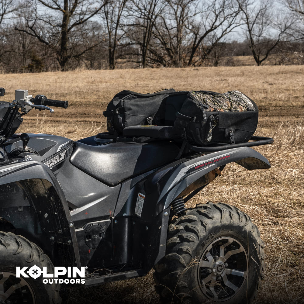 Kolpin Matrix Seat Bag fabric and durability close-up on 600 denier nylon material