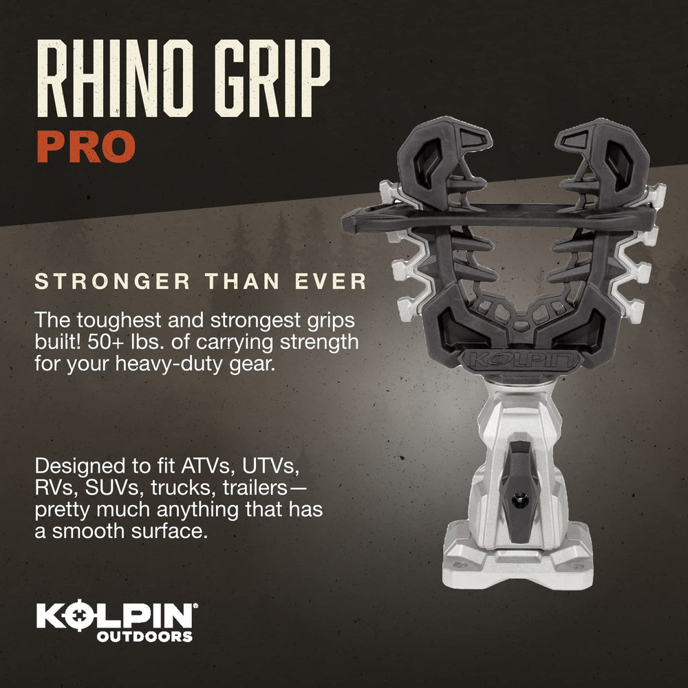 Kolpin Rhino Grip Pro 50+ lb capacity supports heavy gear on trailers and boats.