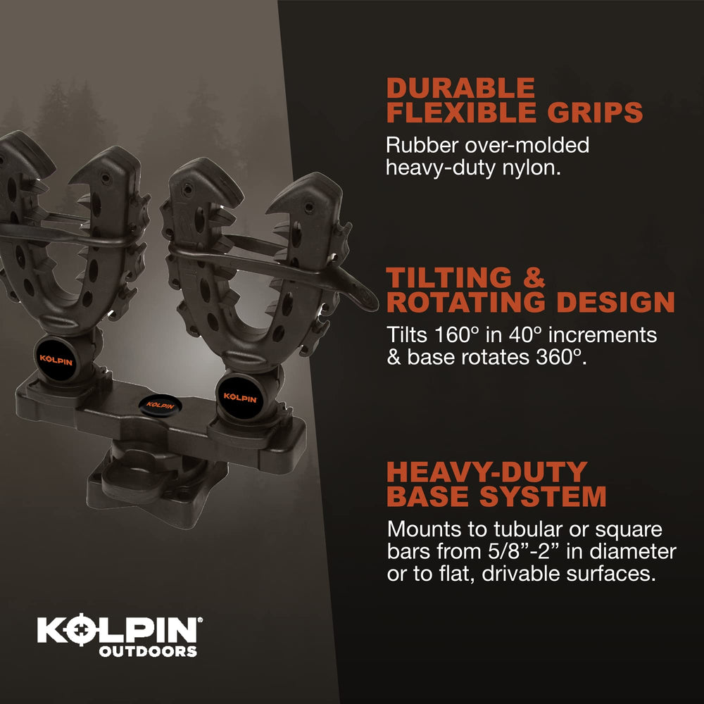 Kolpin Rhino XL doubles secure firearms with reduced movement.