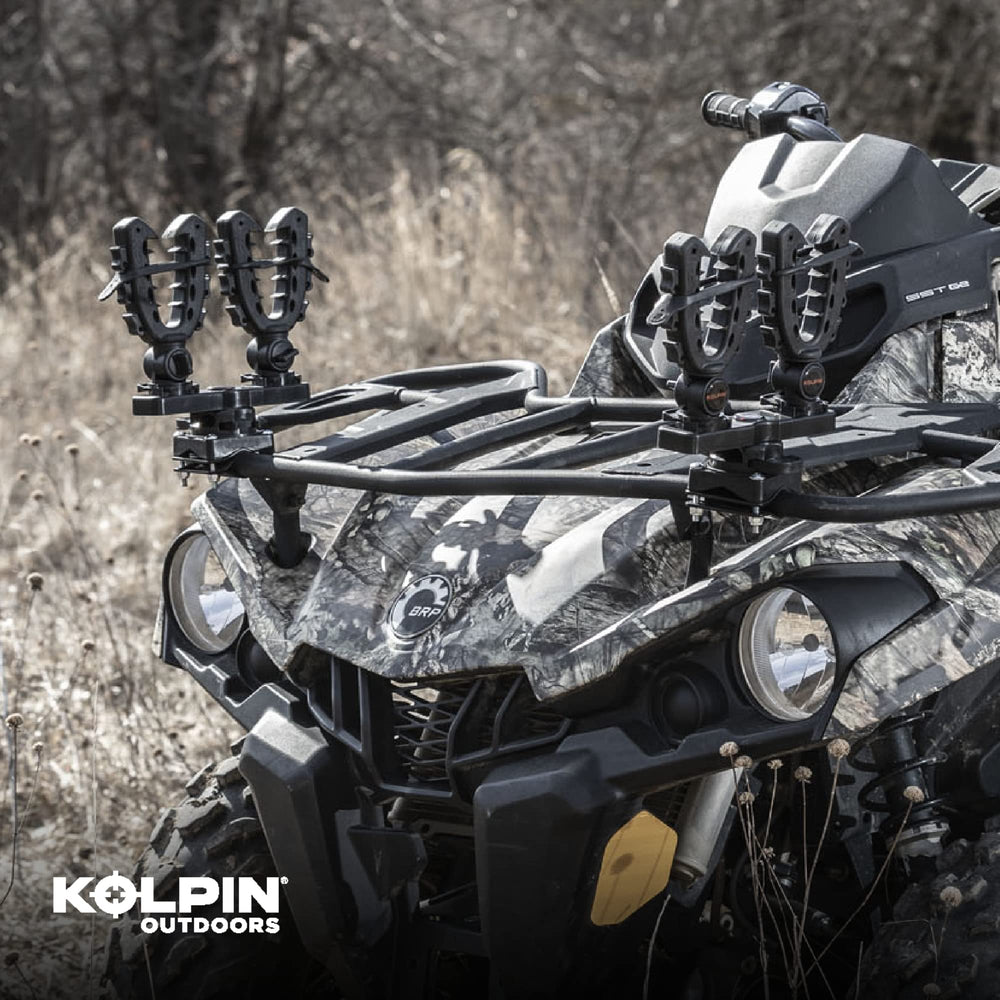 Kolpin Rhino XL pair installed with universal-fit design.