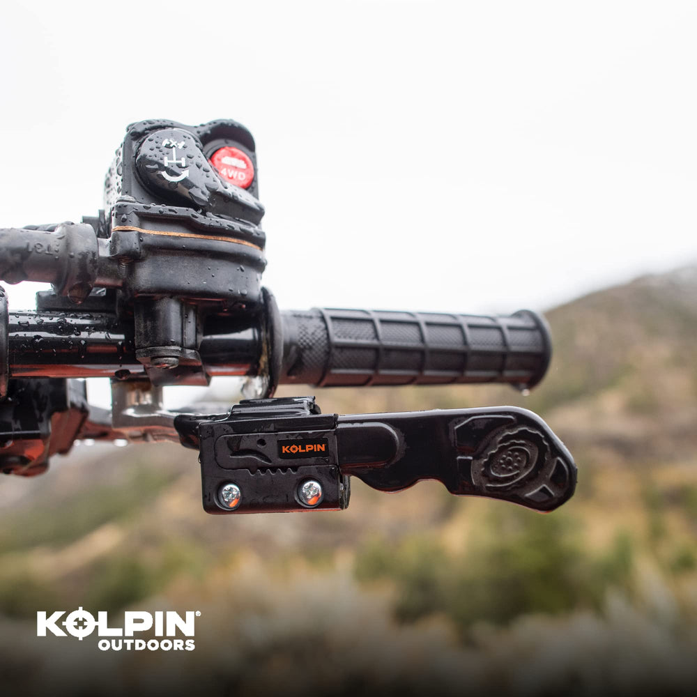 Kolpin Throttle Master during installation showing bolt-on design and precise fit