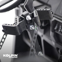 Kolpin base measures 5-1/4 W x 6 front-to-back.