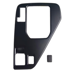 Kolya matte black ABS panel detail shows refined finish.