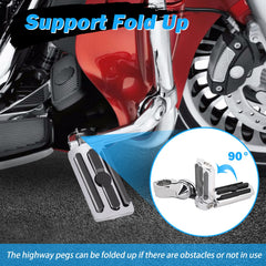 Chrome finish with rubber insert on Konduone pegs for comfort