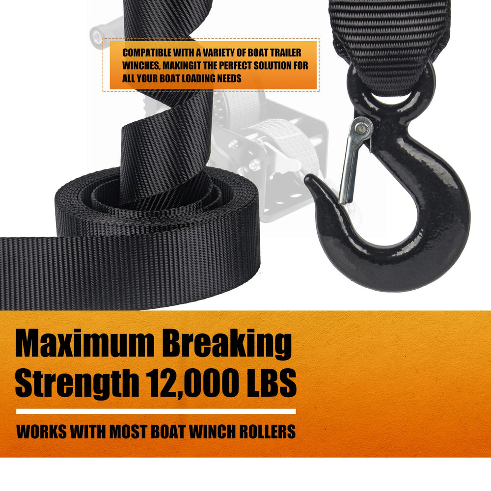 KONON strap with upgraded rust-proof hook protects against weather and corrosion