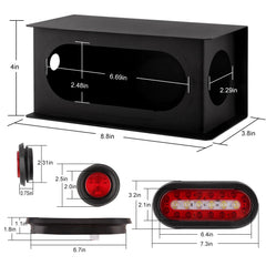 Konrali 3-prong and 2-prong wiring pigtails simplify installation.