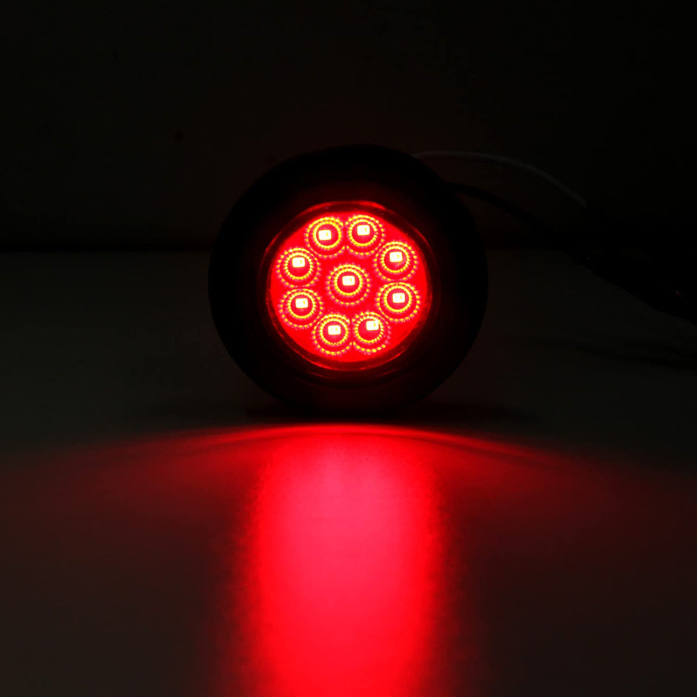 Konrali amber LED marker reflectors boost daytime and nighttime visibility.
