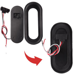 Konrali IP65 waterproof oval tail light ready for trailer use