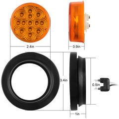 Konrali IP65 waterproof marker light ensures reliable performance in varying weather.
