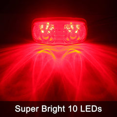 Konrali rectangle LED marker light with removable lens for easy maintenance.