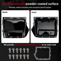 KOONDHEEND 265-833 black powder-coated finish resists corrosion and fluid damage.
