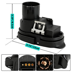 KOONDHEEND ABS housing with brass contacts for durable, corrosion-resistant connection.
