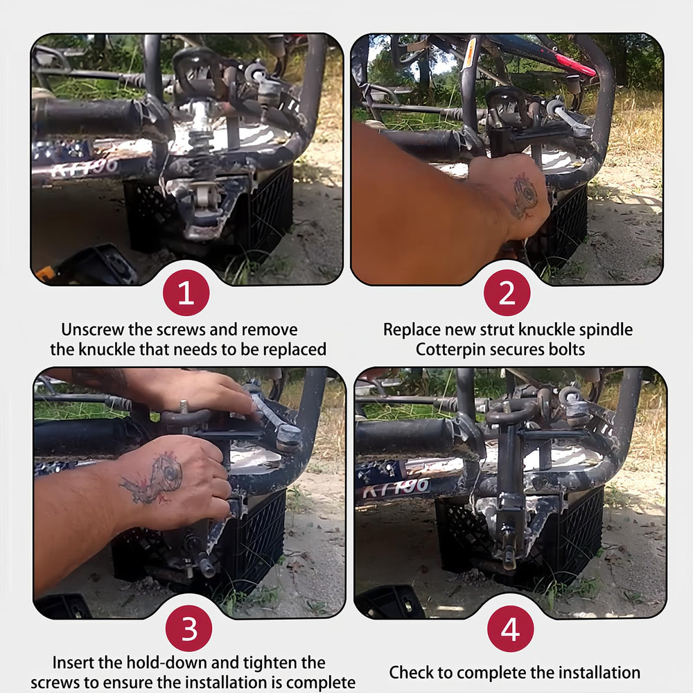 KOONDHEEND installation notes show where to modify arms for fitment