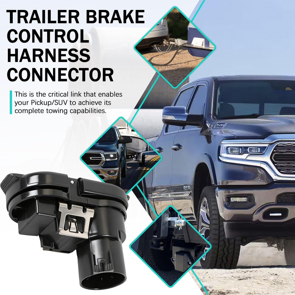 KOONDHEEND plug-and-play 7-way RV socket simplifies setup for trailer lights and brakes.