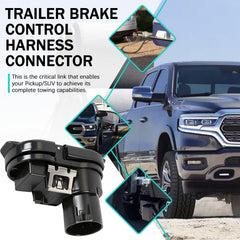 KOONDHEEND plug-and-play 7-way RV socket simplifies setup for trailer lights and brakes.