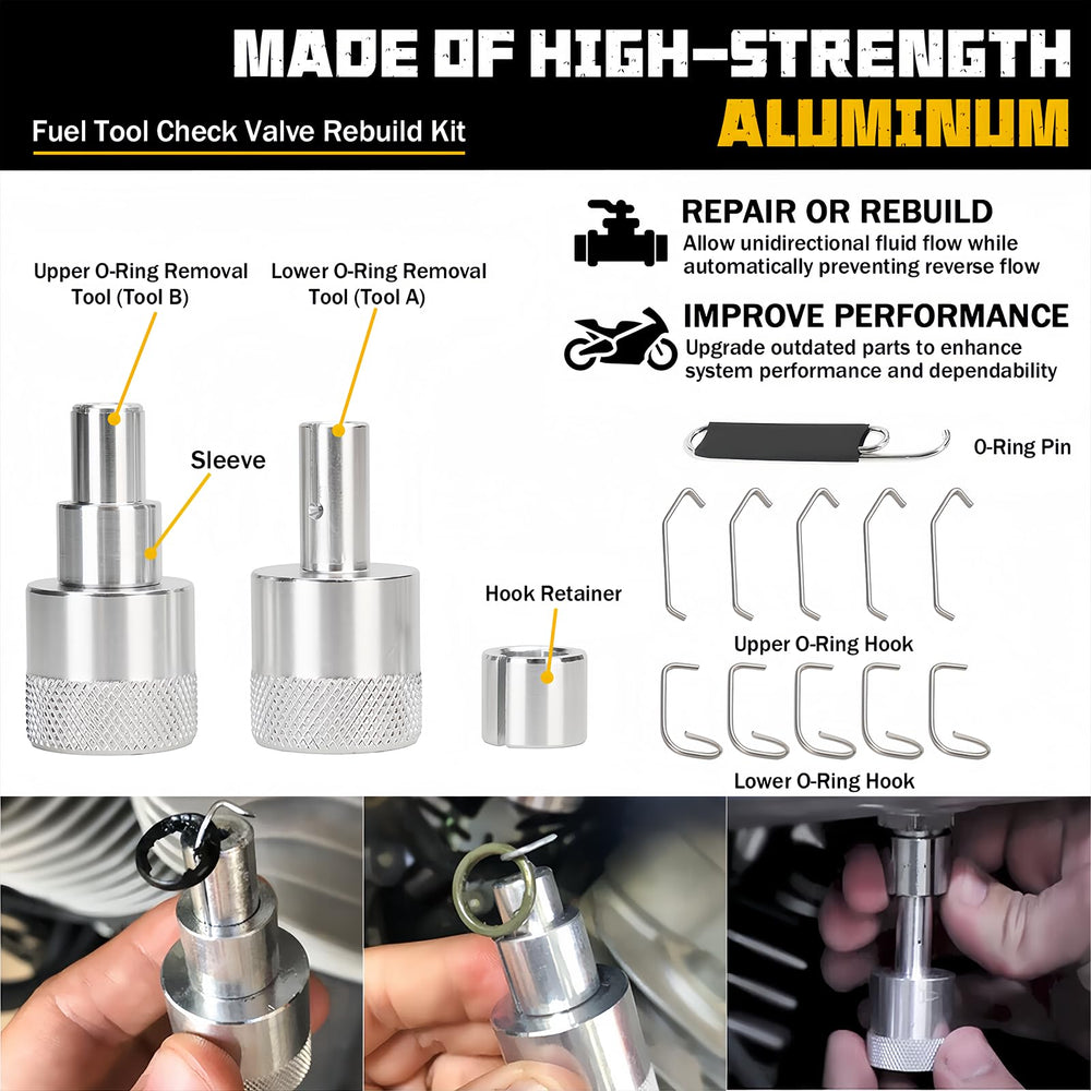 KOONDHEEND Viton o-rings set resists fuel and heat.