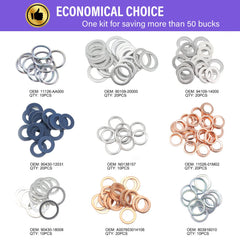 KOOPATZ premium aluminum and copper washers ensure durable seals.