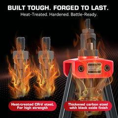 KOOPOOL heavy-duty carbon steel build withstands demanding jobs.