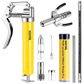 KOOPOOL mini grease gun with handle assembly for fast, stable setup