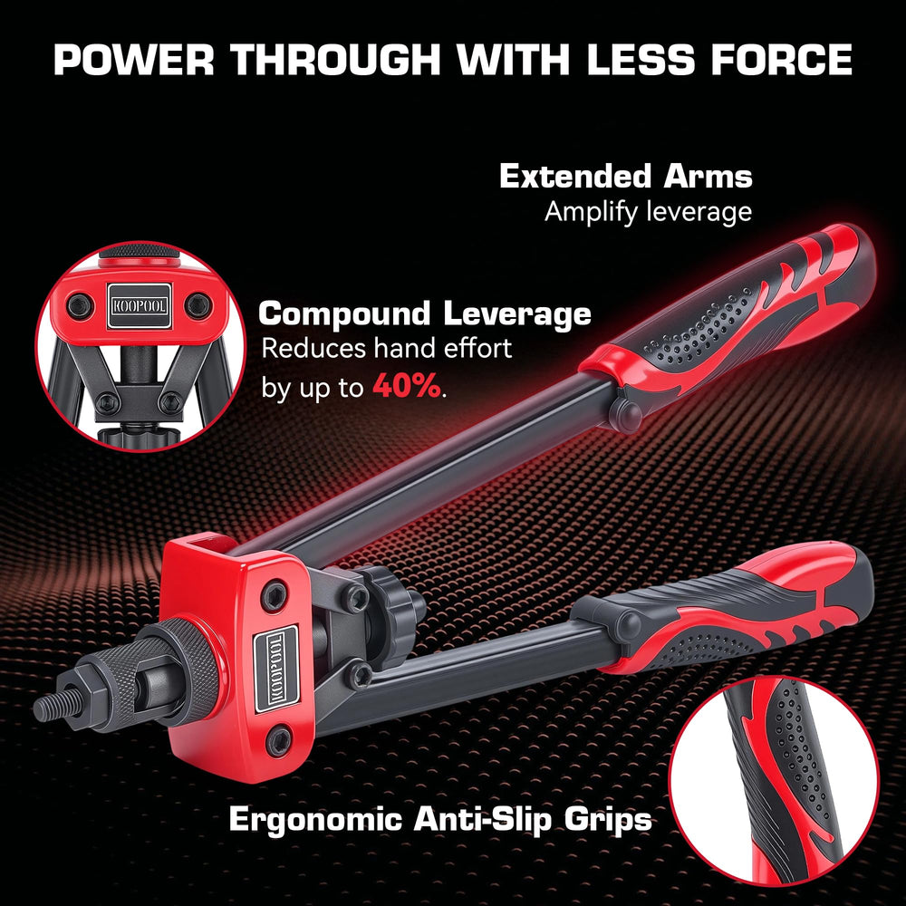 KOOPOOL simple mandrel removal steps simplify maintenance and setup.
