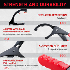 KOOPOOL swivel wrench extra-large handles biggest filters smoothly
