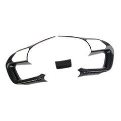 Elantra 2021-2025 interior trim set of 3 by Korlot with carbon fiber grain