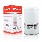 KOROP 6.7 Powerstroke oil filter front view for engine protection and oil flow