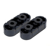 KOROP Exhaust Muffler Hanger Insulator 2pcs reduces vibration for smoother rides.