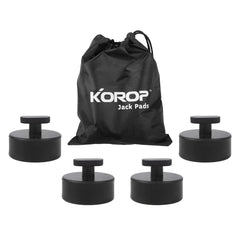 KOROP lifting jack pads: four durable rubber pieces for Corvette lifting