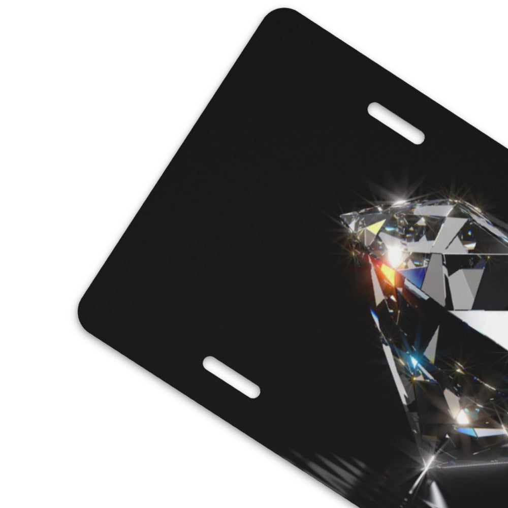 KOSUES unique graphic print front plate adds personality to your car.