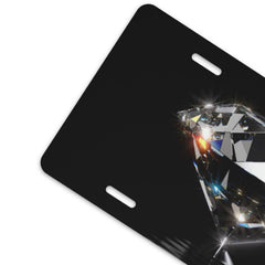 KOSUES unique graphic print front plate adds personality to your car.