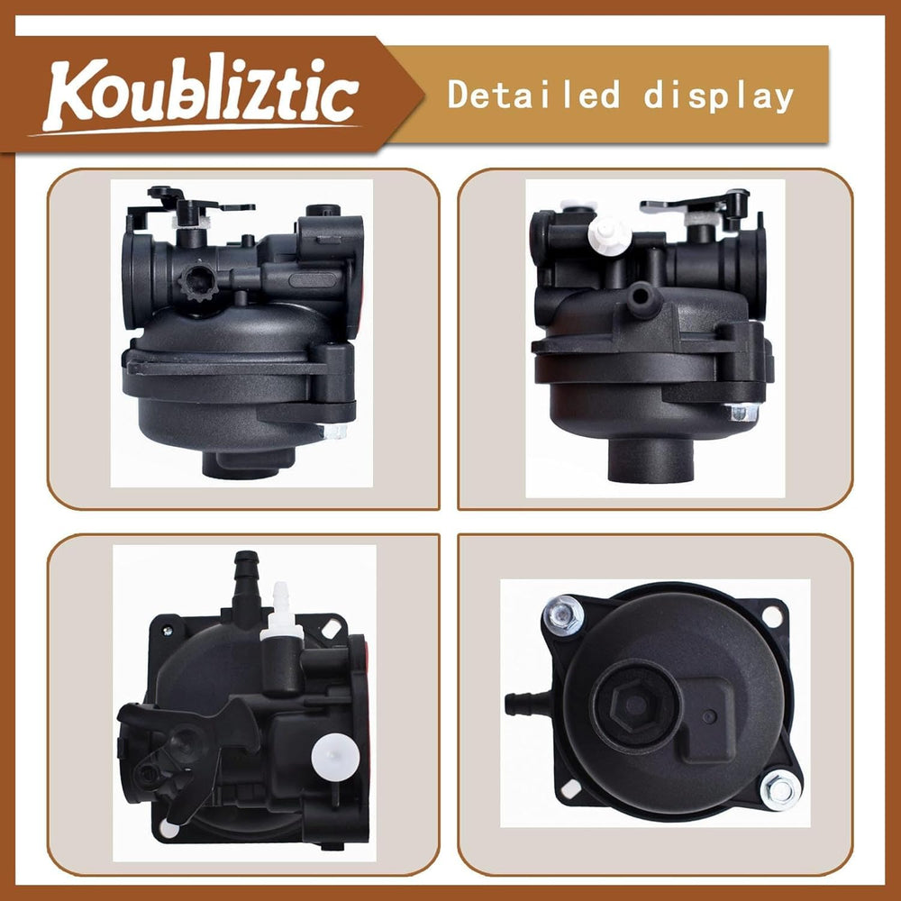 Koubliztic carburetor kit Bolens 21in fuel filter ensures clean fuel flow