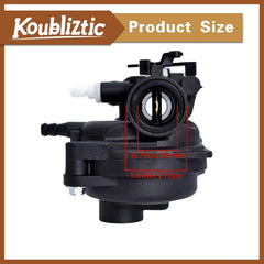 Koubliztic carburetor kit Bolens 21in throat clamps secure fitting