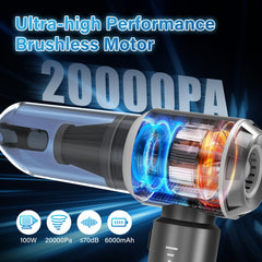 Koucen 4-in-1 car vacuum inflating feature for small inflatables.