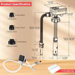 koulate battery-powered transfer pump with nozzle enables simple fueling.