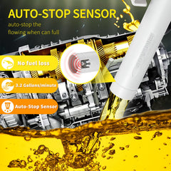 Koulate fast fuel transfer in about 90 seconds reducing downtime.